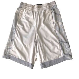 Men's Under Armour White Basketball Shorts